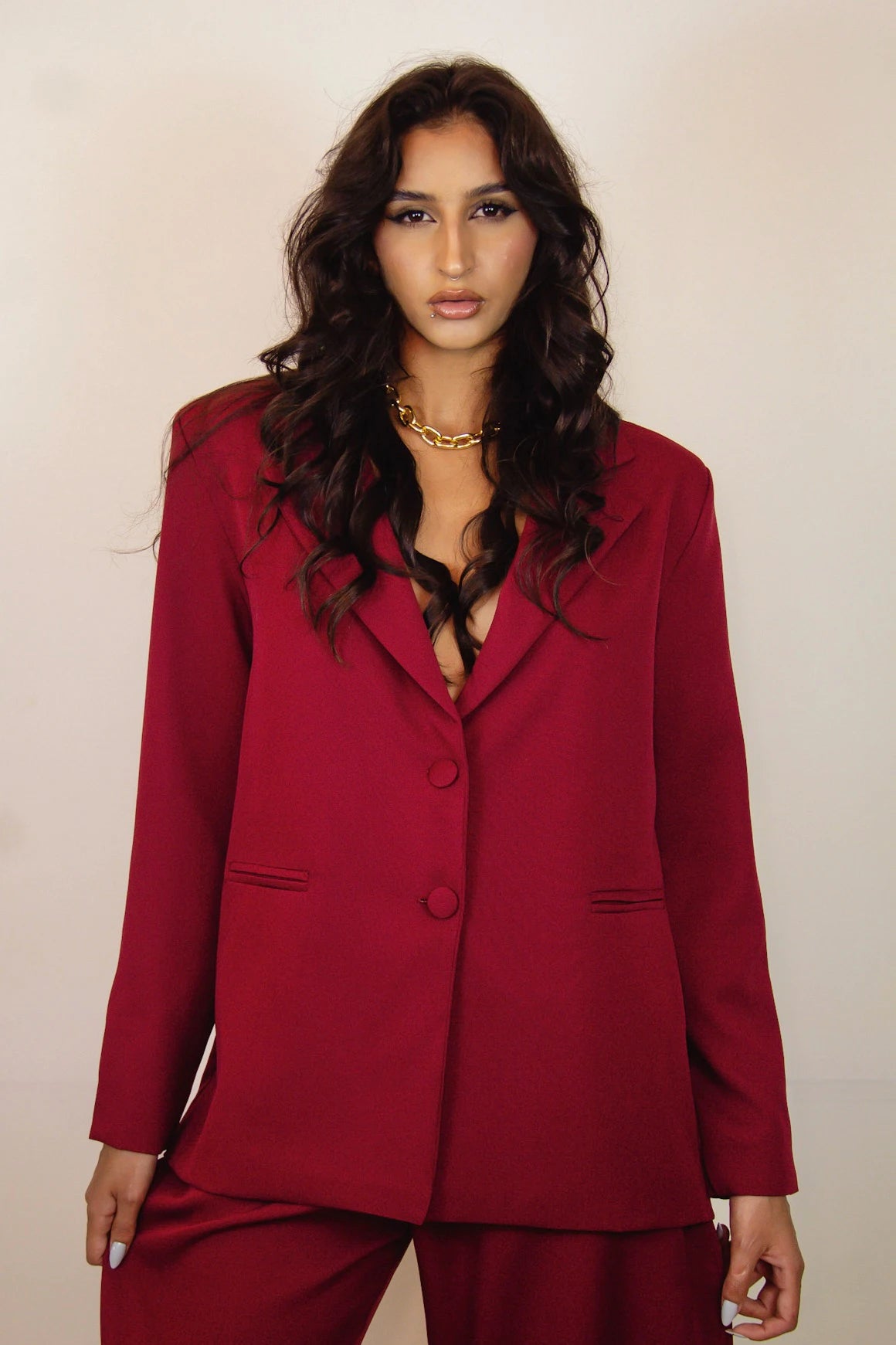 Blazer Berlin - Oversized Feminino com Ombreira