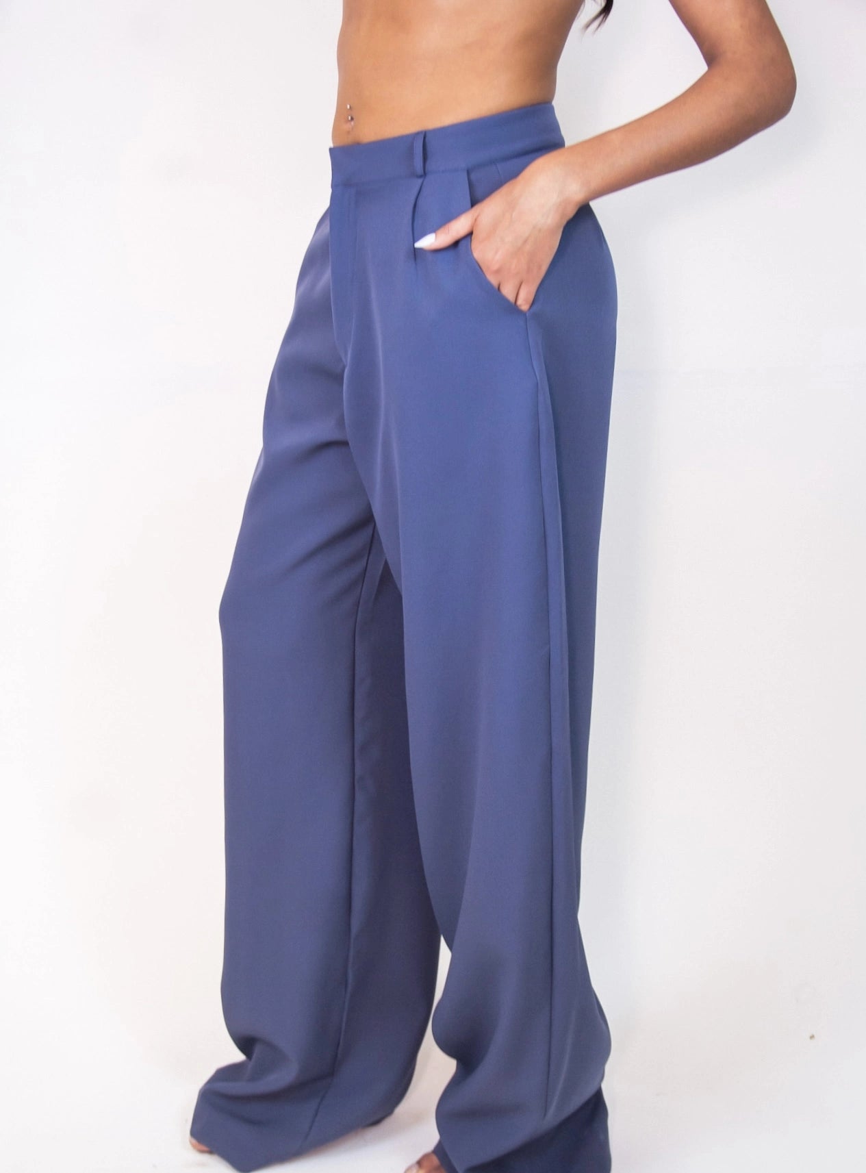 Calça Berlin - Wide Leg de Alfaiataria Feminina