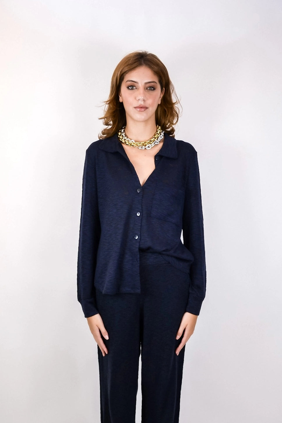 Camisa Toffee - em tricô flamê