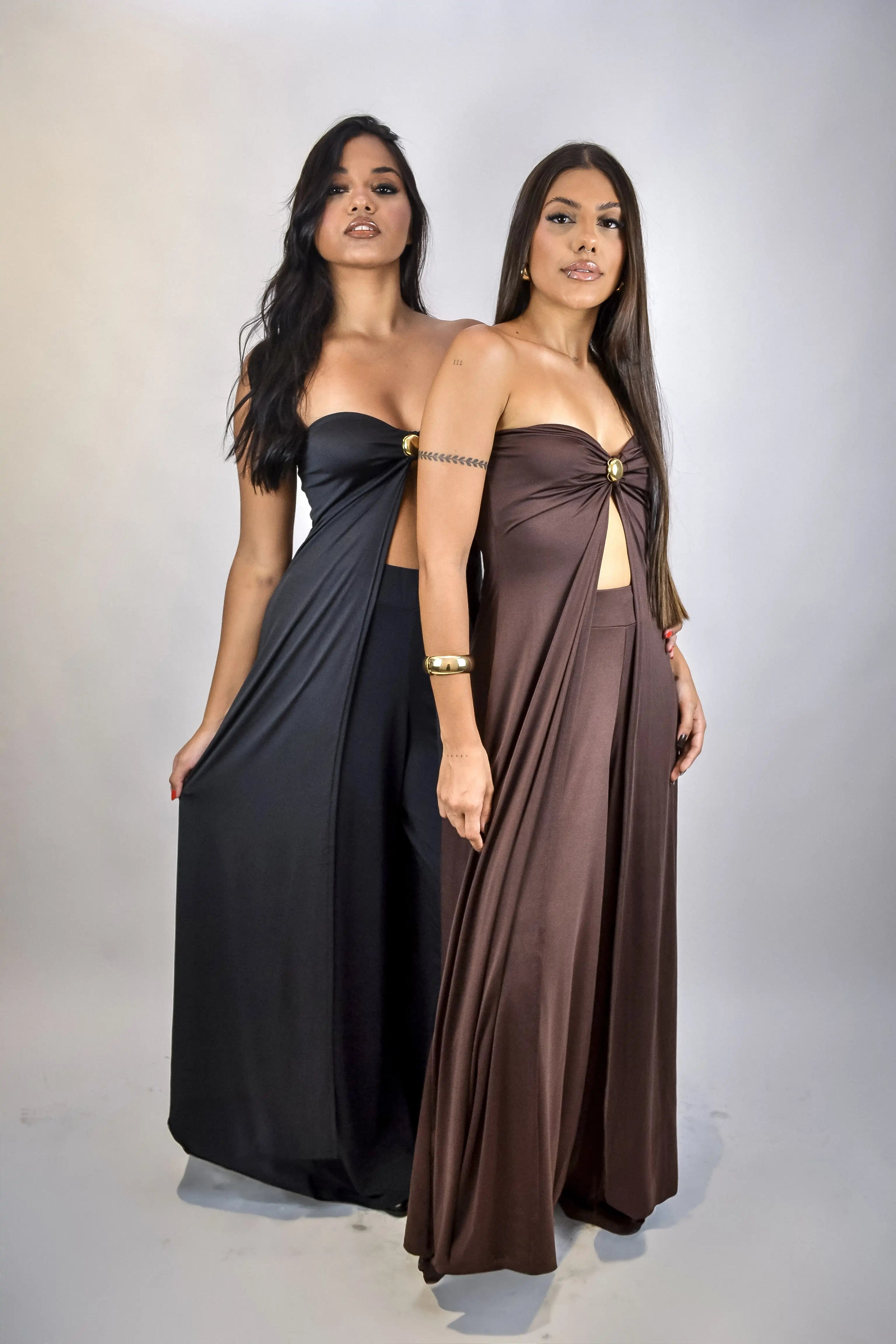 Conjunto Manhattan - calça pantalona e túnica