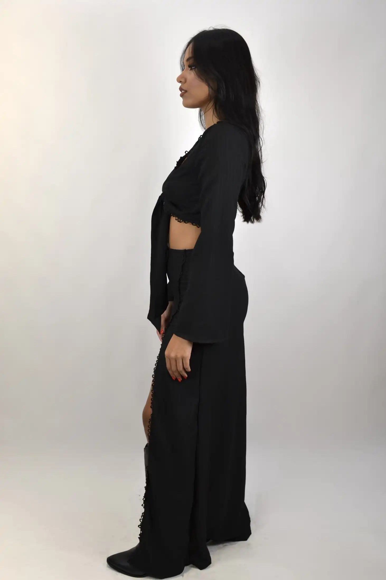 Conjunto Ocotillo - saia longa e cropped
