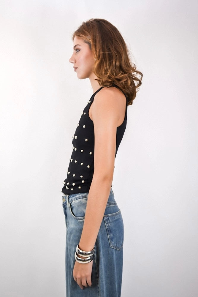 Regata Dubai - com aplicações de miçangas