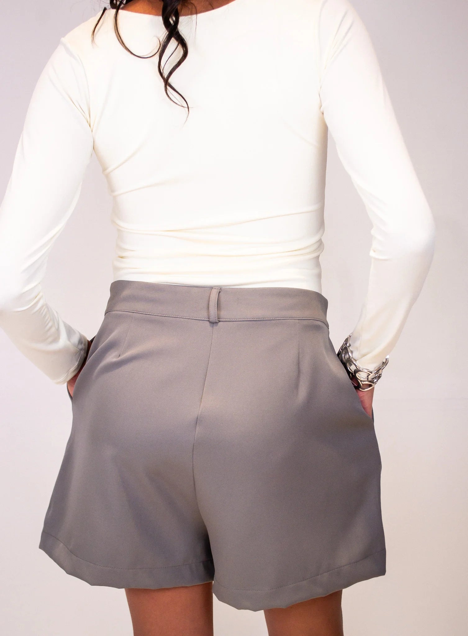 Short Berlin - Alfaiataria Cintura Alta Feminino