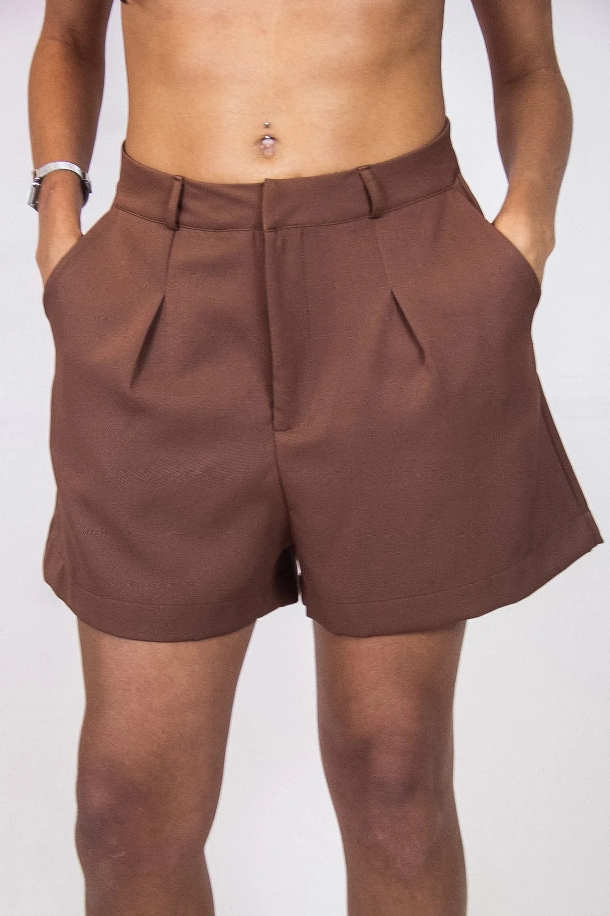Short Berlin - Alfaiataria Cintura Alta Feminino