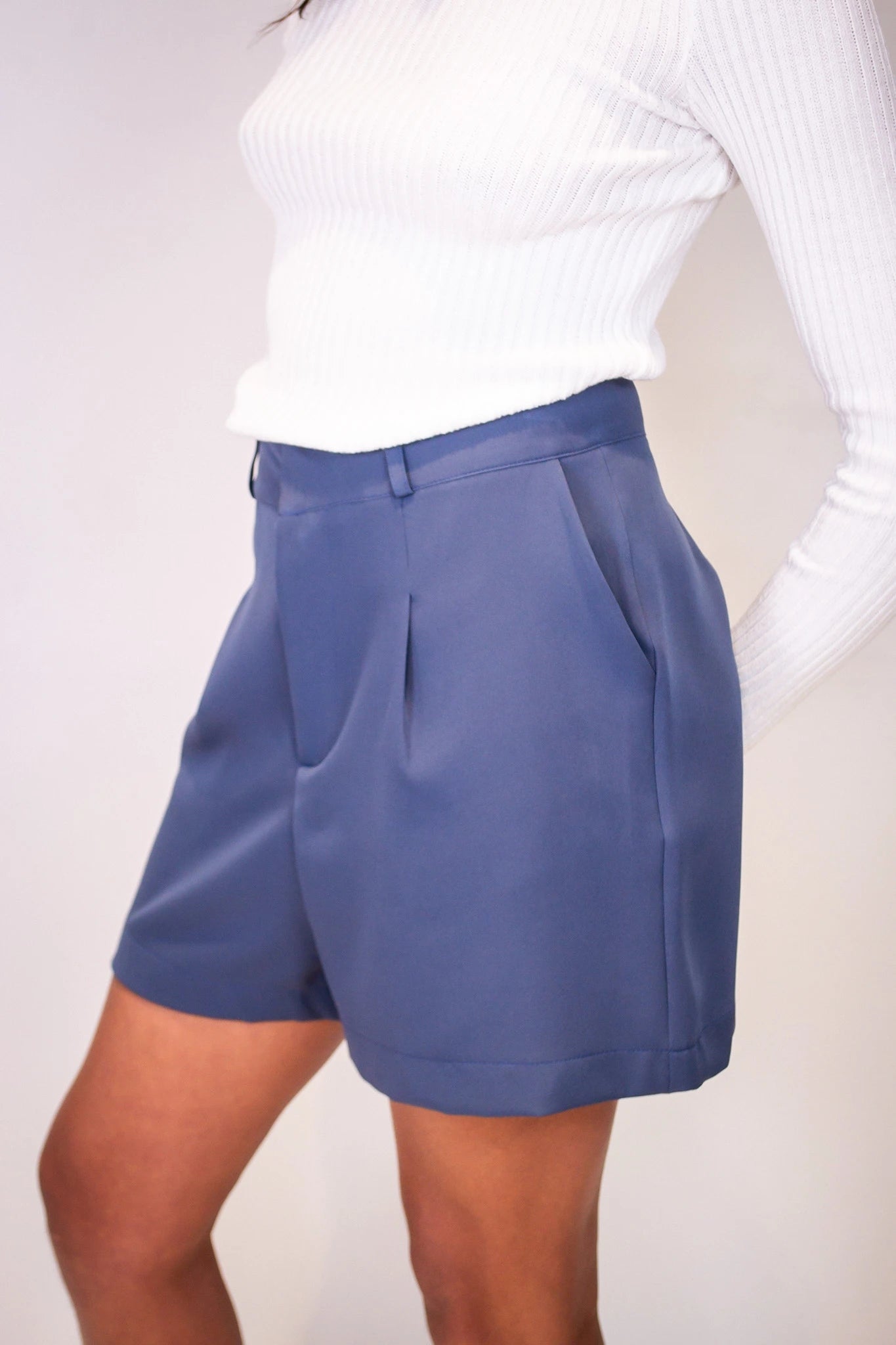 Short Berlin - Alfaiataria Cintura Alta Feminino