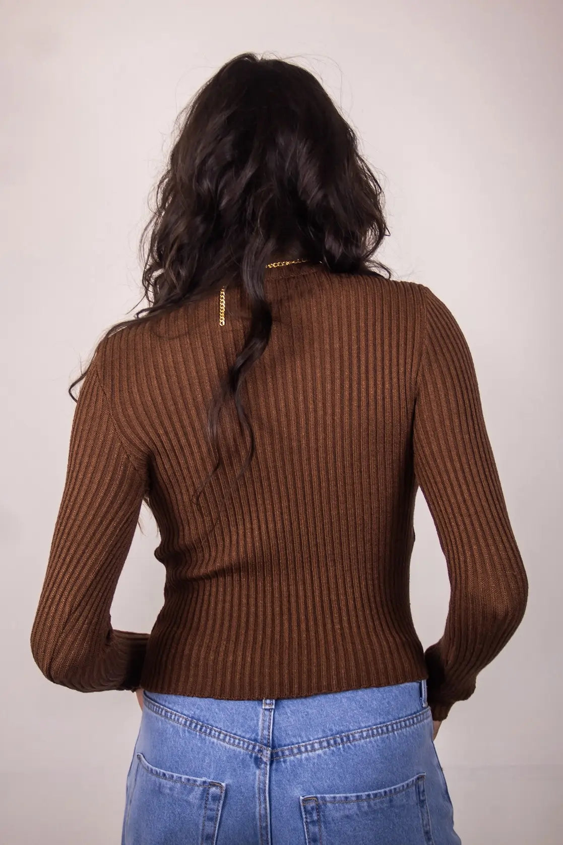 Blusa Jasmine - Cacharrel Tricot Feminina Manga Longa