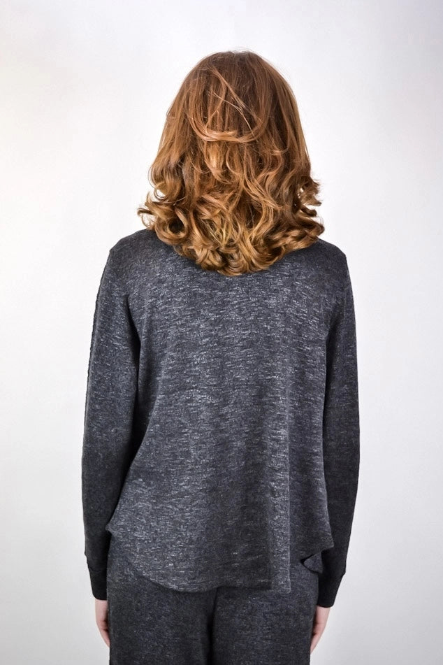 Camisa Toffee - em tricô flamê