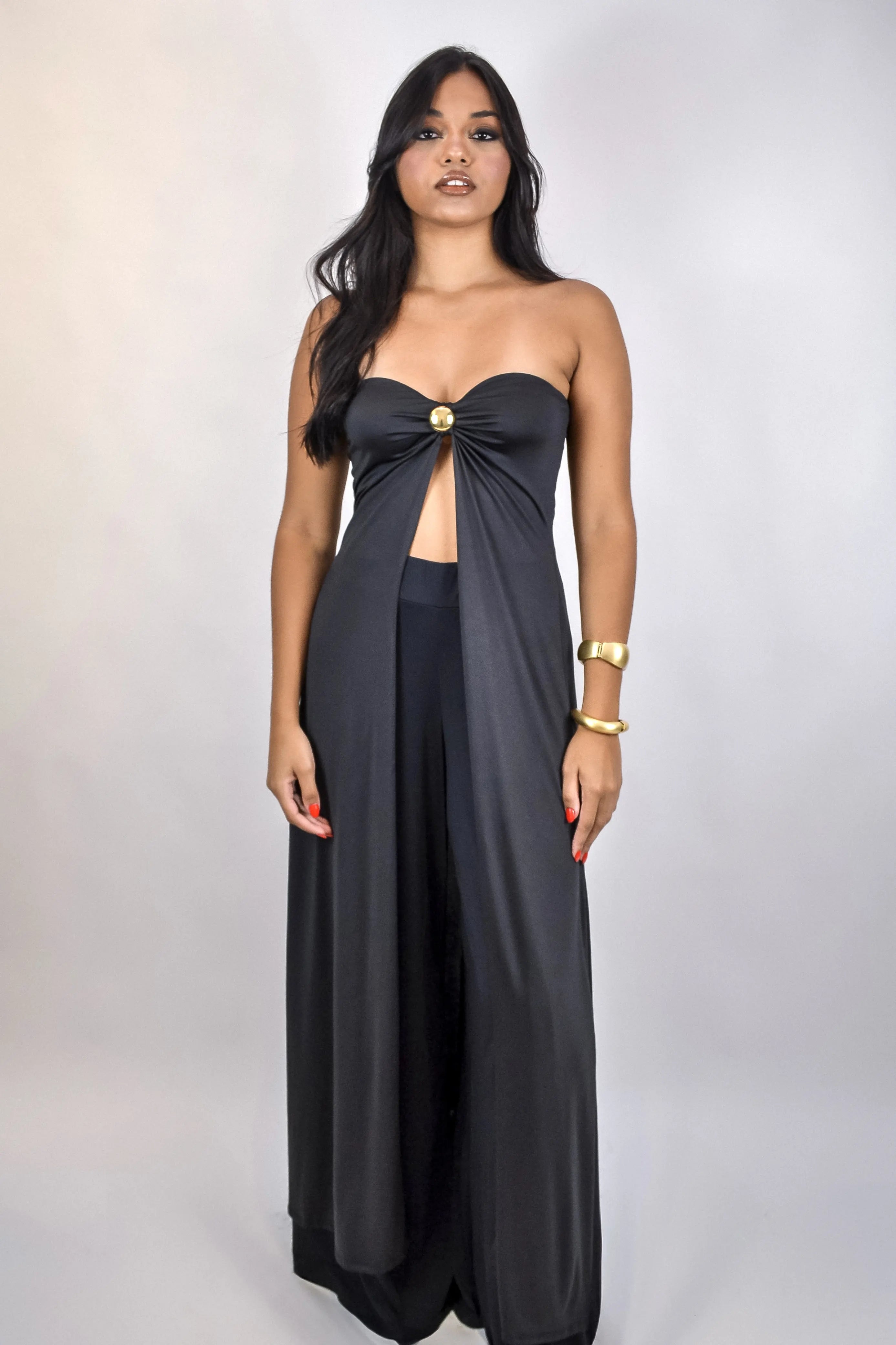 Conjunto Manhattan - calça pantalona e túnica