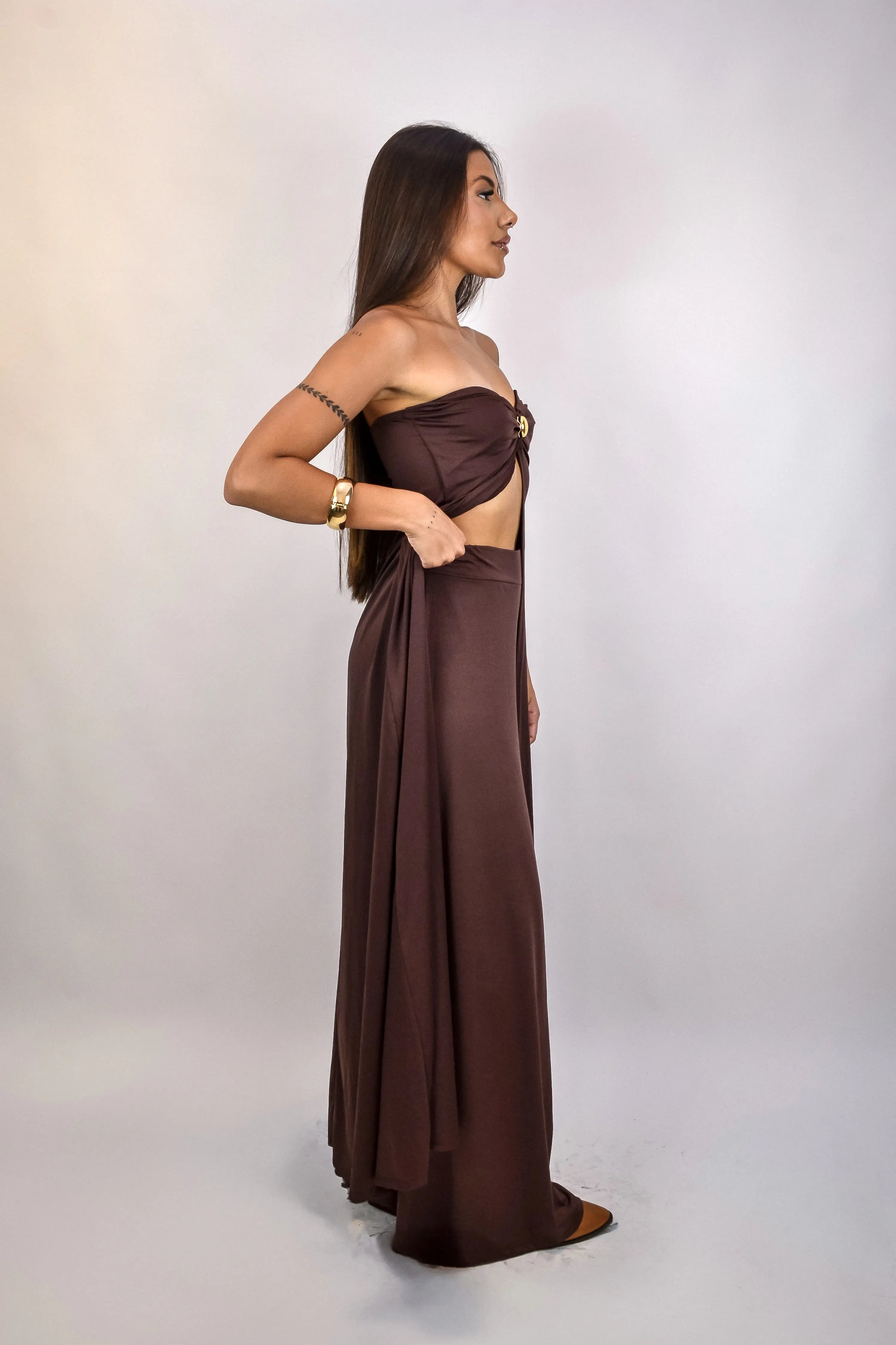 Conjunto Manhattan - calça pantalona e túnica