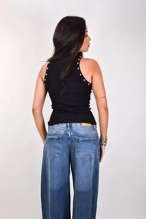 Regata Londres - com aplicações de miçangas